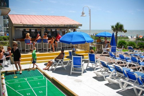 Sit Back and Enjoy the Good Times Poolside at Paradise Resort Myrtle Beach
