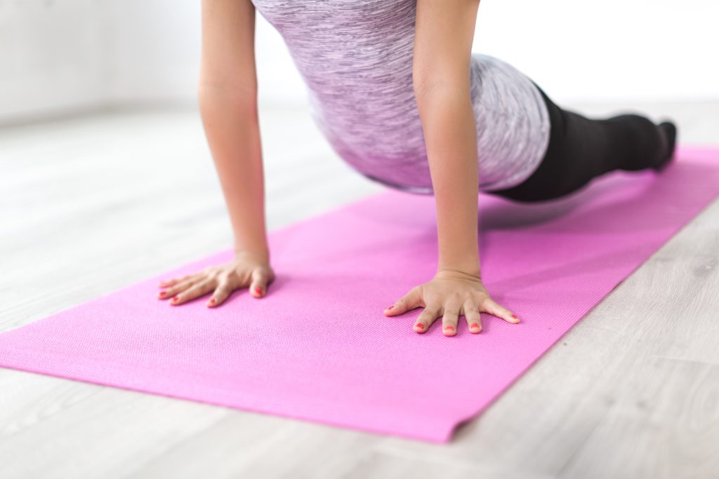 Girl Doing Yoga