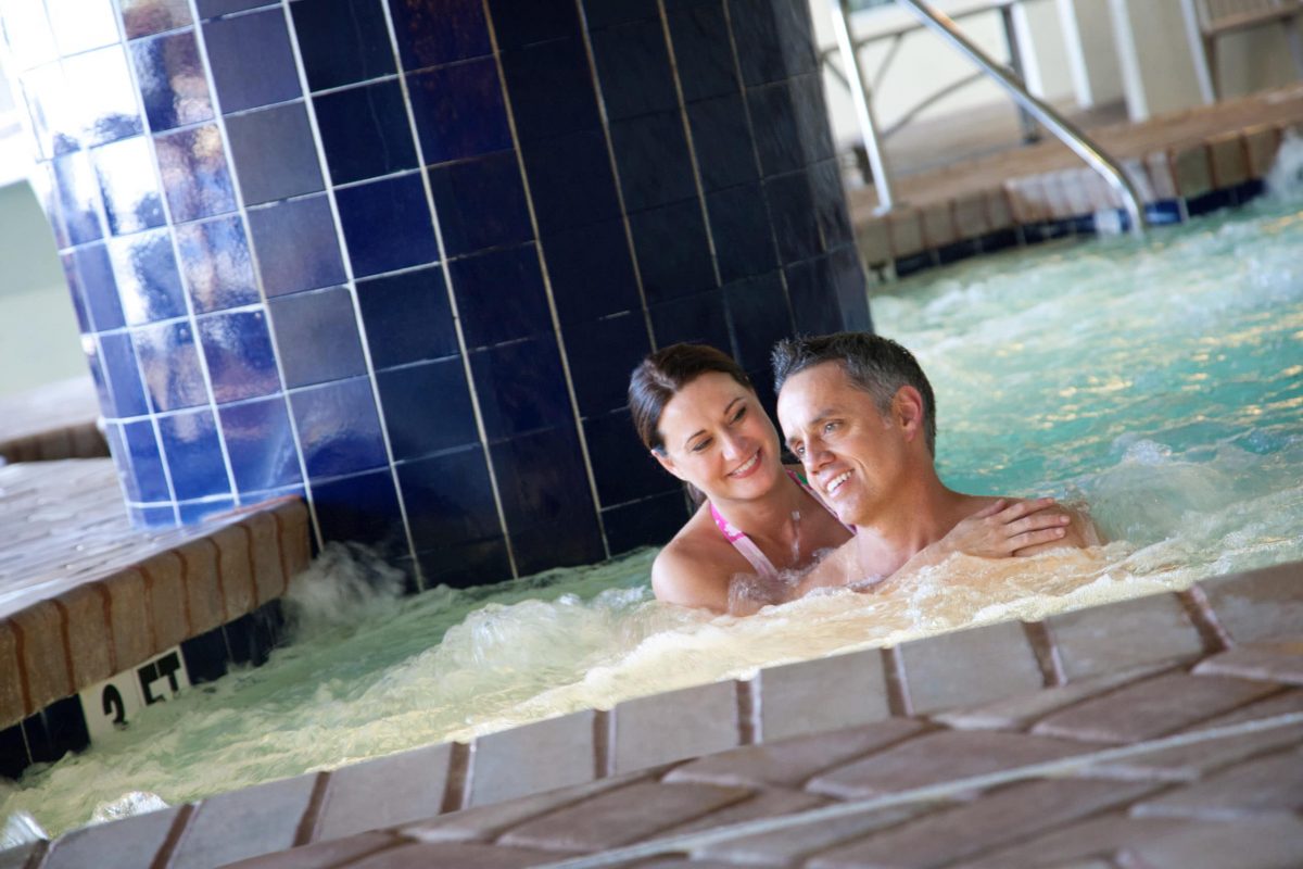 Couple in Hot tub