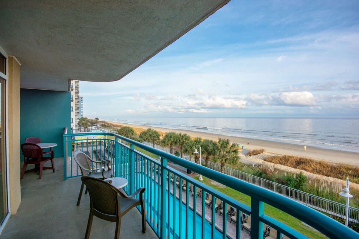 Paradise 3 Bedroom oceanfront balcony view