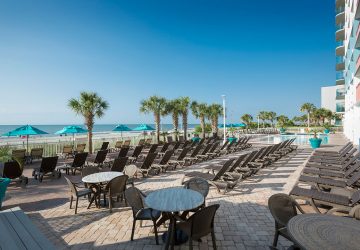 Oceanfront Pool Deck for Tanning